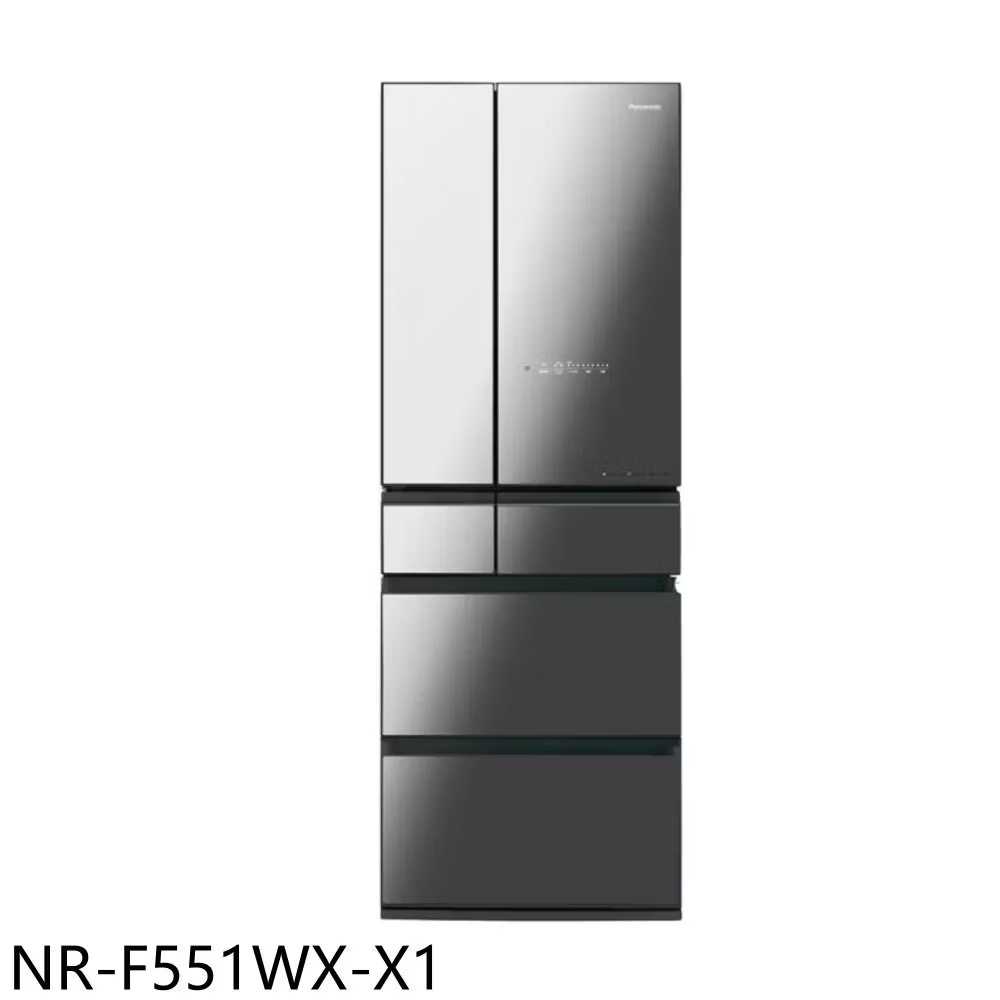 《下單送2000》 Panasonic國際牌【NR-F551WX-X1】550公升六門變頻翡翠白冰箱含基本安裝+舊機回收