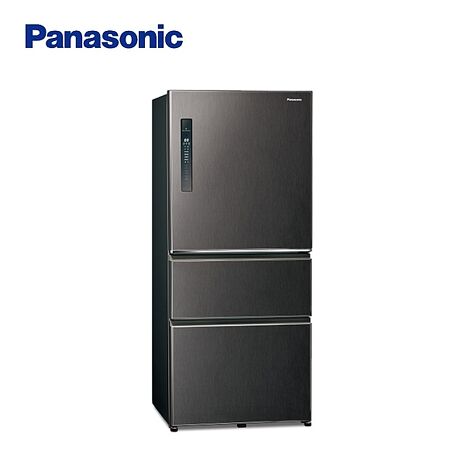 Panasonic國際牌 【NR-C611XV-V1】 610公升 三門鋼板冰箱絲紋黑 含基本安裝
