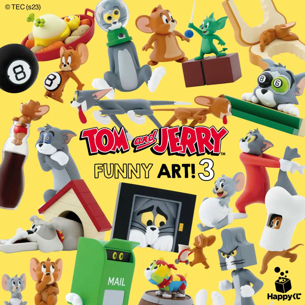 【一番賞線上抽】包套推薦 HAPPY賞 TOM and JERRY FUNNY ART!3 湯姆貓與傑利鼠