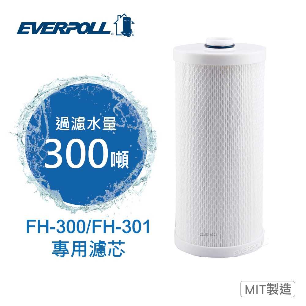 【EVERPOLL】傳家寶 全戶濾淨 300噸 淨水 濾芯 專用濾芯 FH-301 / FH300