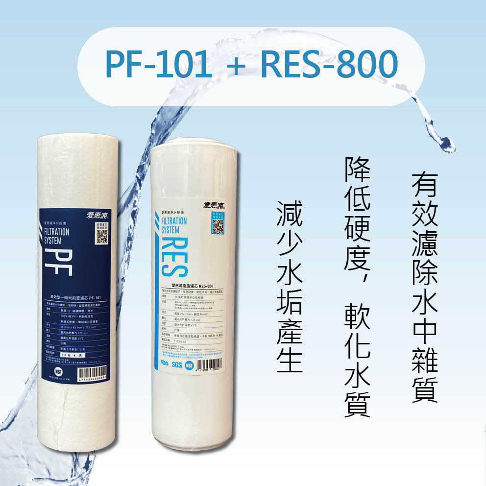 【公司貨】愛惠浦  PF-101 res800 cto100 樹脂 通用濾心