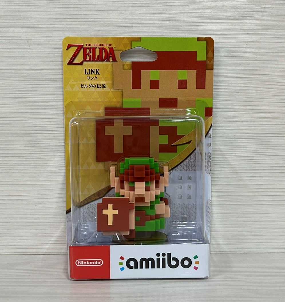 【就愛玩】 全新現貨 amiibo 林克 8-BIT 點陣版 薩爾達傳說 王國之淚 曠野之息 NS Switch