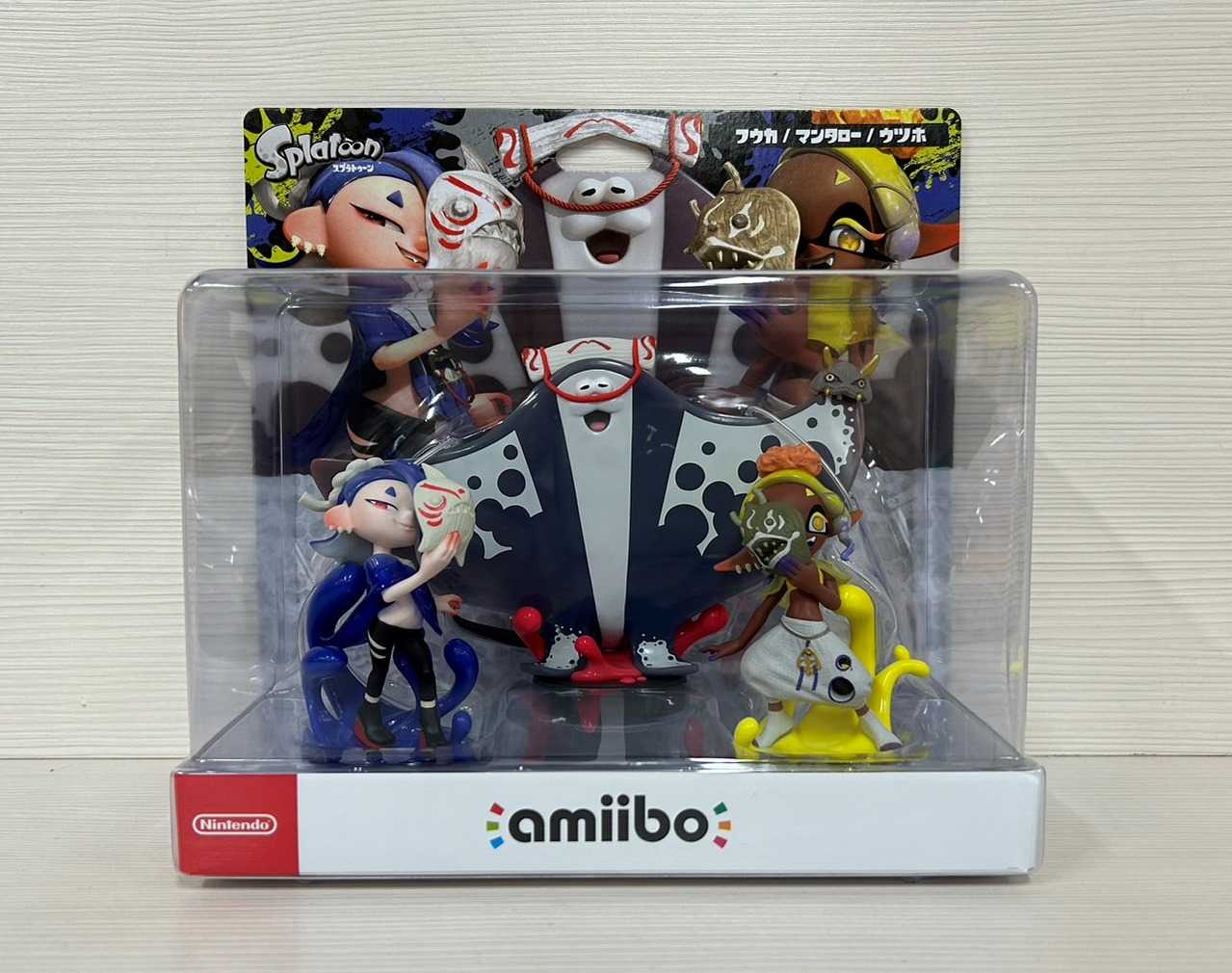 【就愛玩】 全新現貨 amiibo 公仔 魚漿幫 鰻魚/鯊魚/鬼蝠魟 斯普拉遁3 漆彈系列 NS Switch