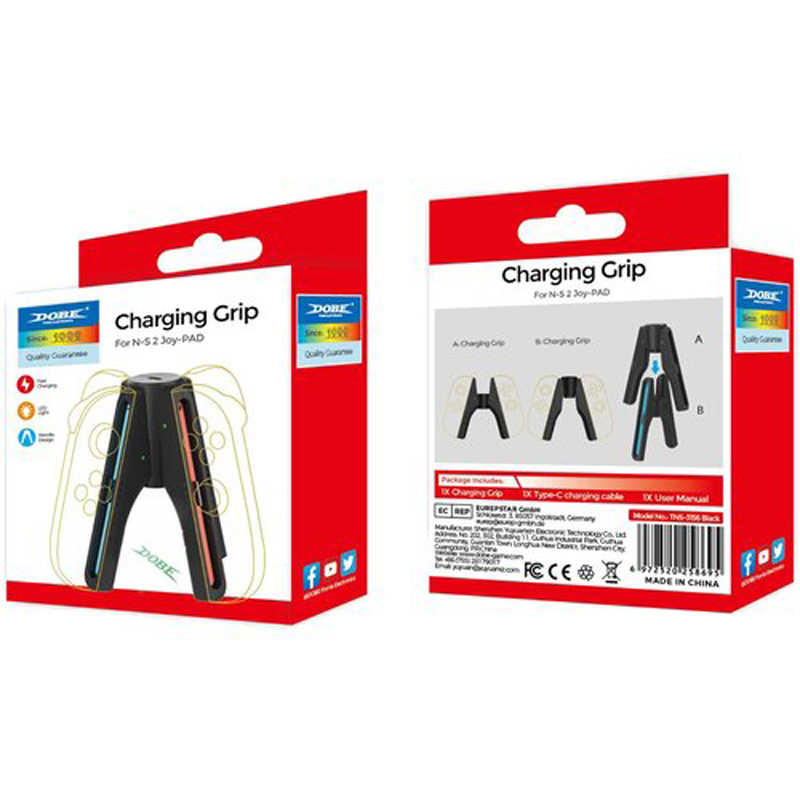 【就愛玩】全新現貨 DOBE NS2 Switch2  分離式充電握把座 充電 TNS-3156