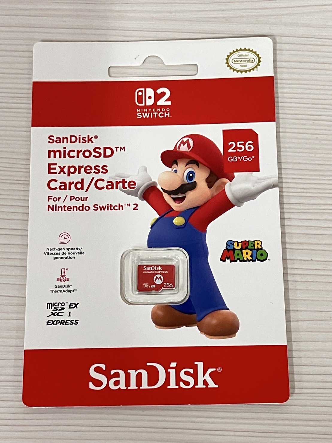 【就愛玩】全新現貨 任天堂 Switch2 NS2 microSD Express 256G 特規記憶卡 台灣公司