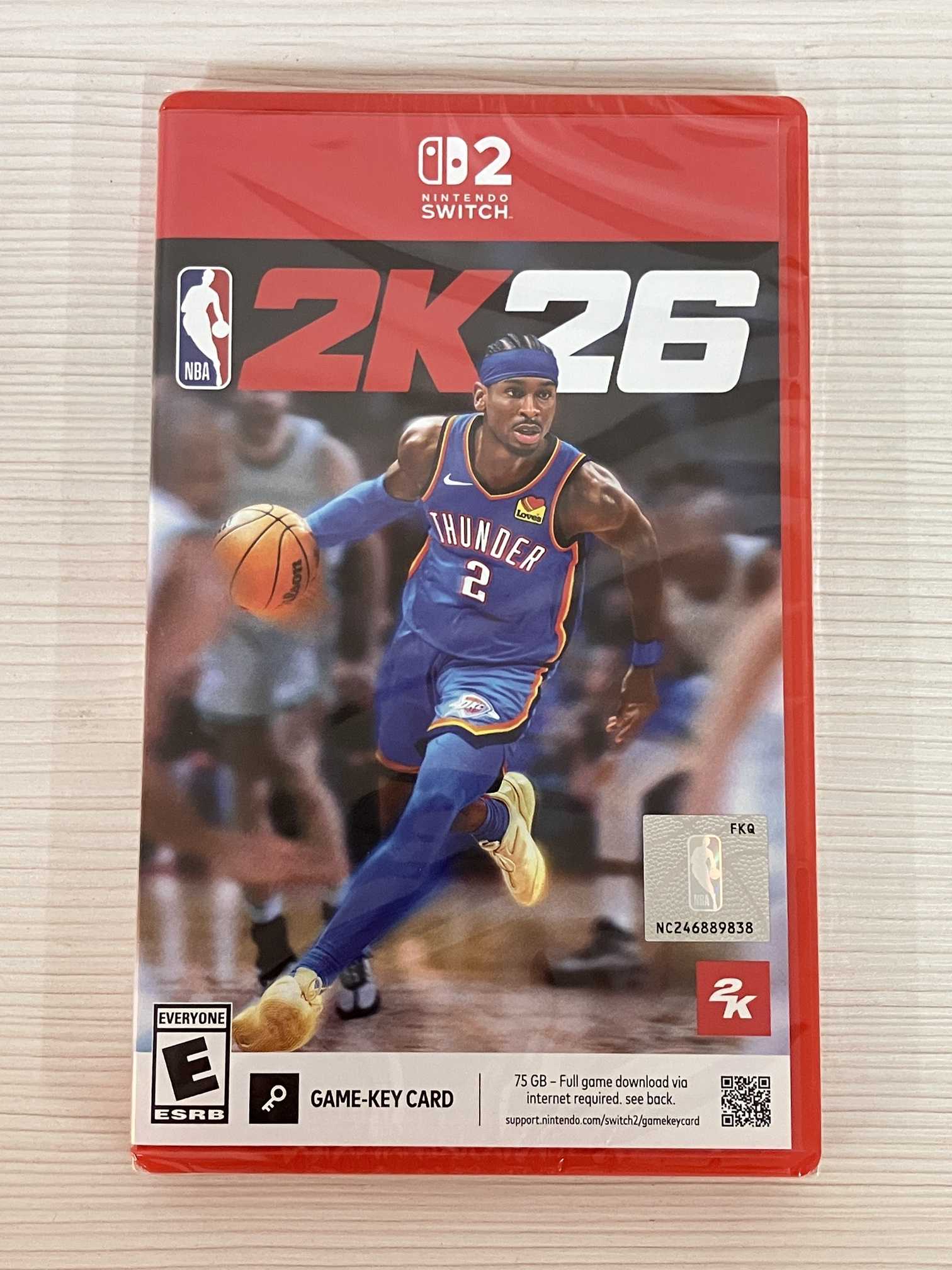 【就愛玩】全新現貨 NS2 Switch2 NBA 2K26 中文版 鑰匙卡