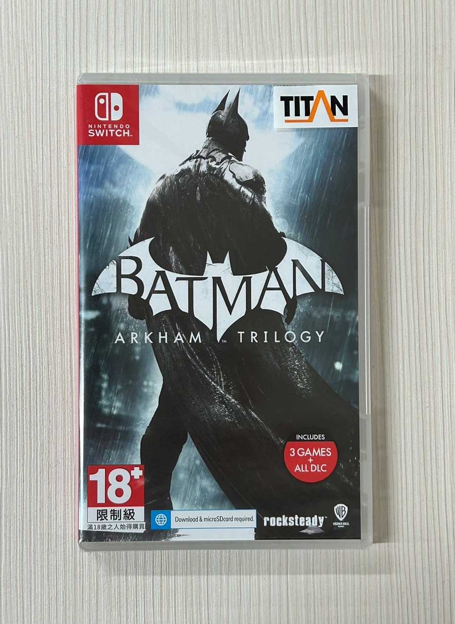 【就愛玩】全新現貨 NS Switch 蝙蝠俠：阿卡漢三部曲 英文版