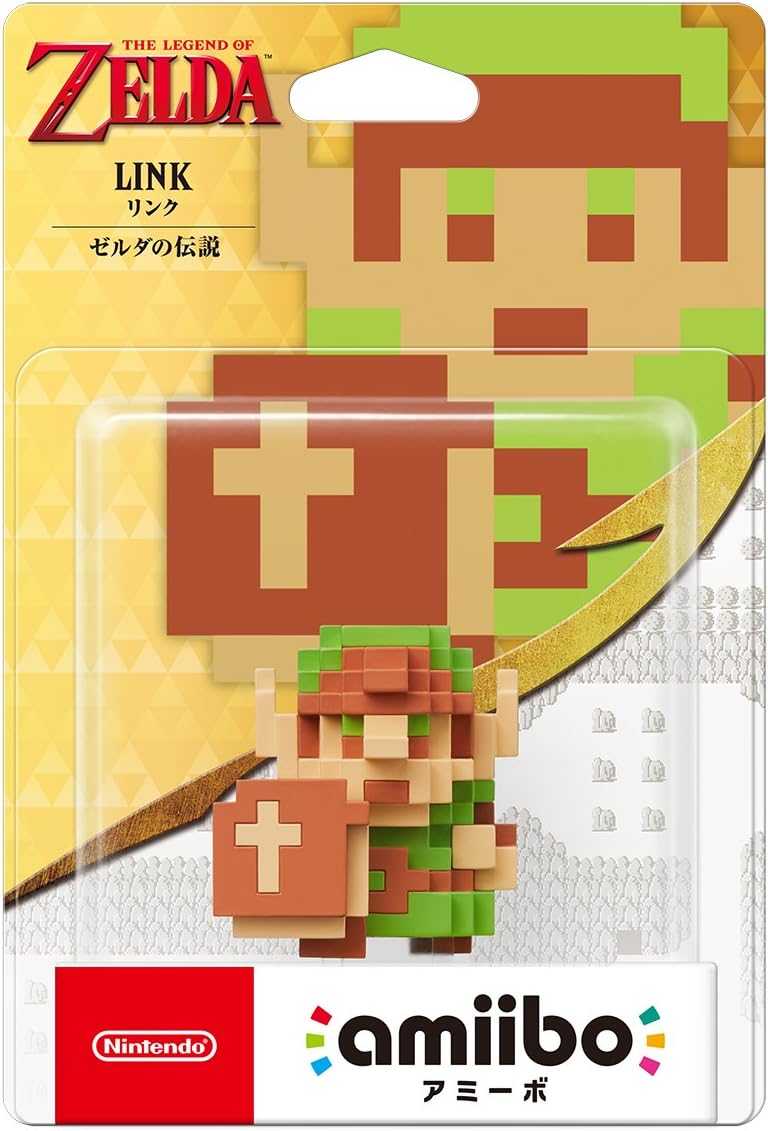 【就愛玩】 全新現貨 amiibo 林克 8-BIT 點陣版 薩爾達傳說 王國之淚 曠野之息 NS Switch