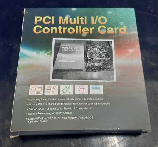 全新附發票 PCI-E介面 LPT 25pin + 2PORT RS232 9pin 擴充卡 介面卡XP WIN7