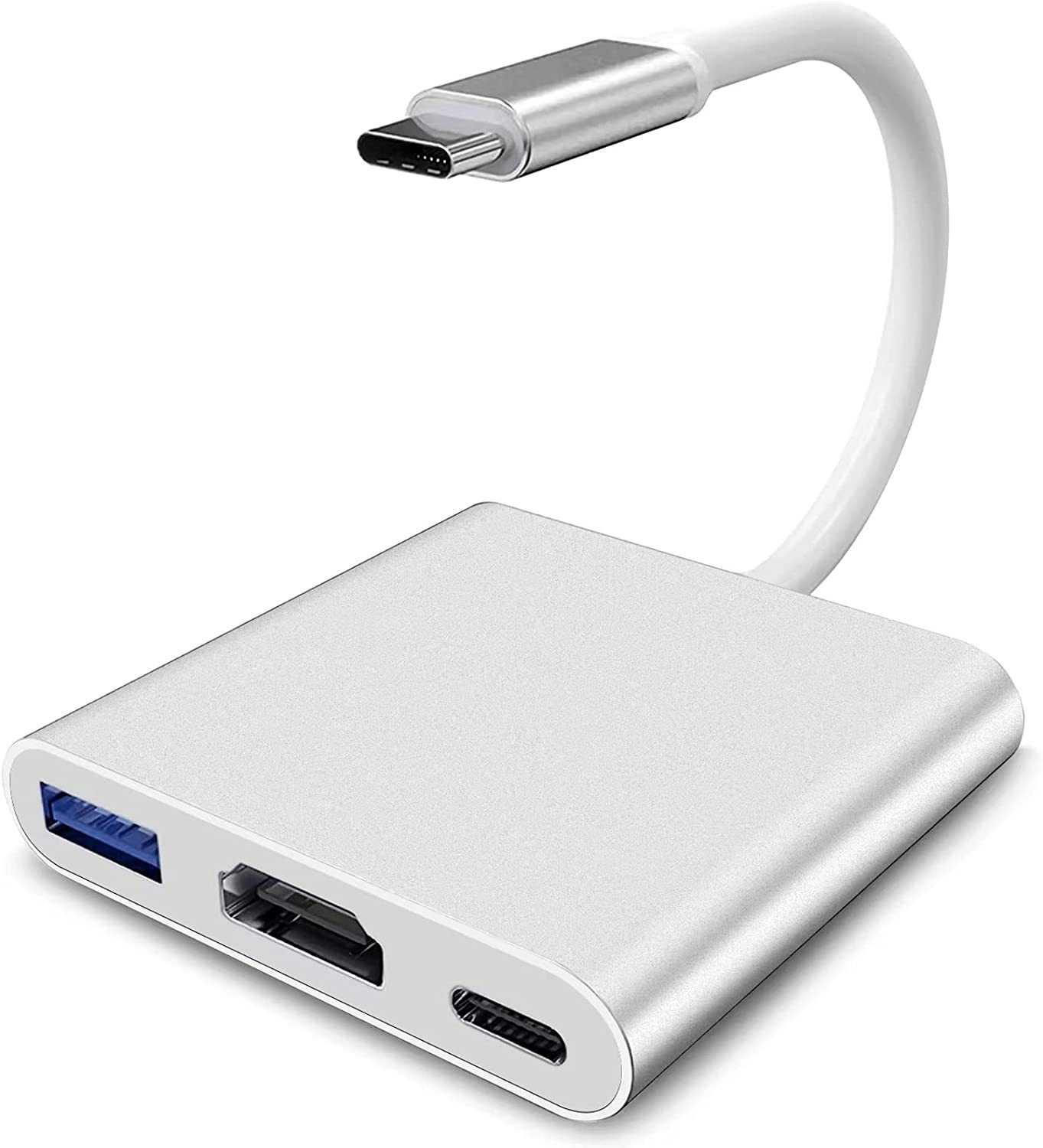 現貨附發票！三合一 Type-C 轉 HDMI USB USB-C 轉換器 轉電視 轉接器 影音轉接 轉換器 電腦轉電視