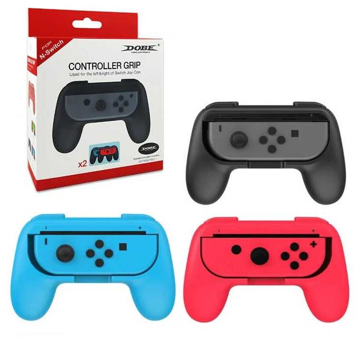 全新附發票 NS Switch 任天堂 遊戲手把 DOBE Joy Con 手把握把 左右一對 黑黑 紅藍