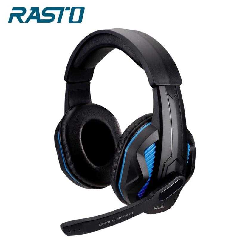 全新附發票！RASTO RS36 王者 頭戴式 遊戲耳麥 電競耳麥 耳罩式耳麥 線控式設計 附轉接線一條