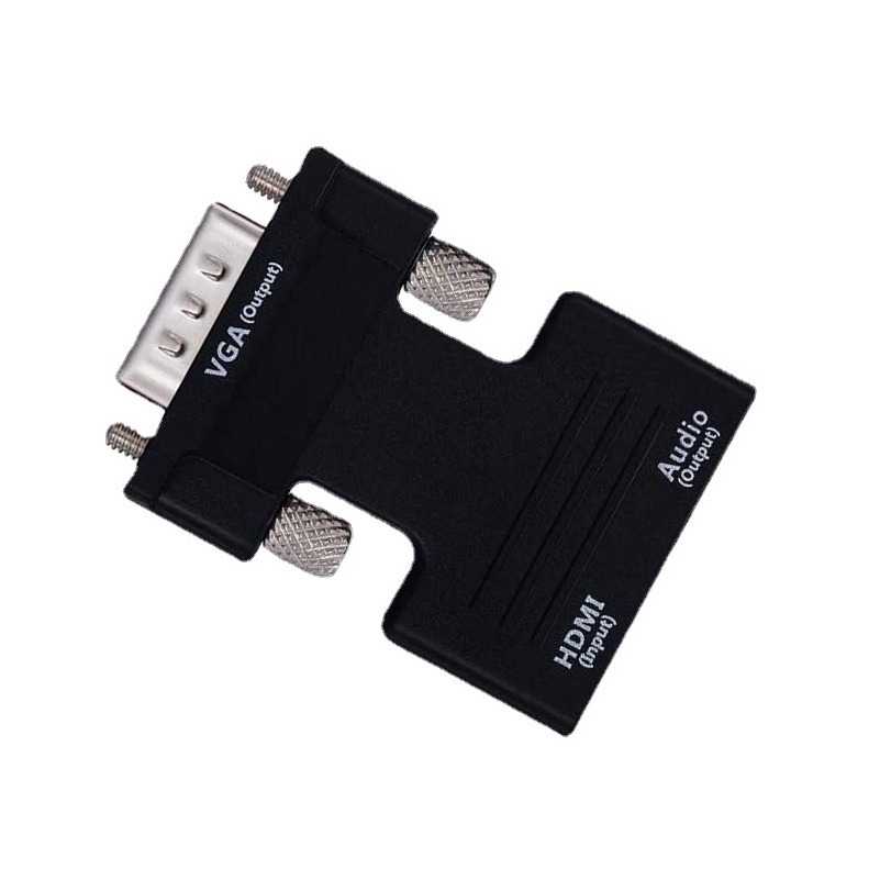全新附發票！HDMI 轉 VGA 轉換器 HDMI母轉VGA公 HDMI to VGA SWITCH接VGA電腦螢幕
