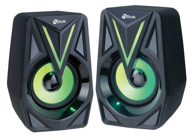 全新附發票！nStyle 東榮 咆哮者1 RGB 喇叭 電腦喇叭 桌上型喇叭 線控式 3種燈效控制 兩件式 有線喇叭