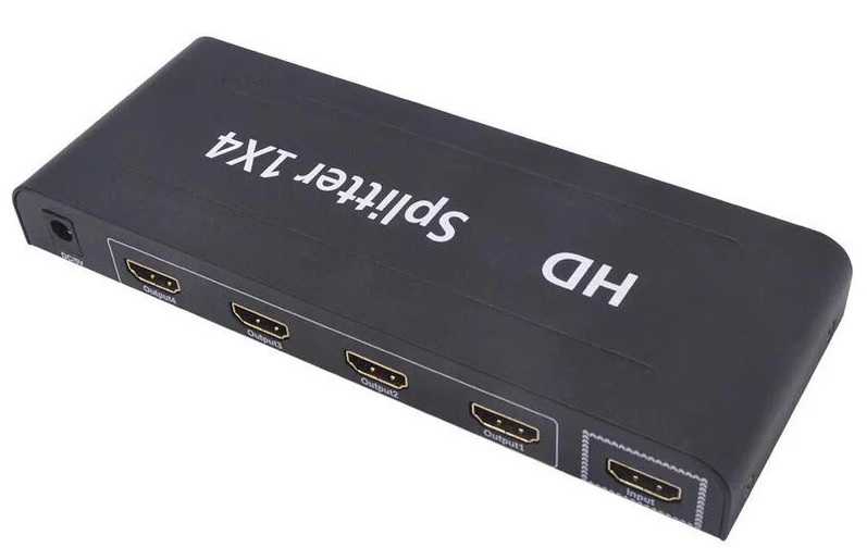 新莊民安 全新附發票！4埠 4 Port HDMI 影音分配器 分享器 分屏器 一進四出 1080P 3D