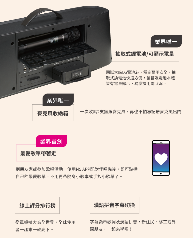【樂昂客】Inyuan 音圓 PARTY-7000 手提伴唱機 手機點歌 語音點歌 線上評分
