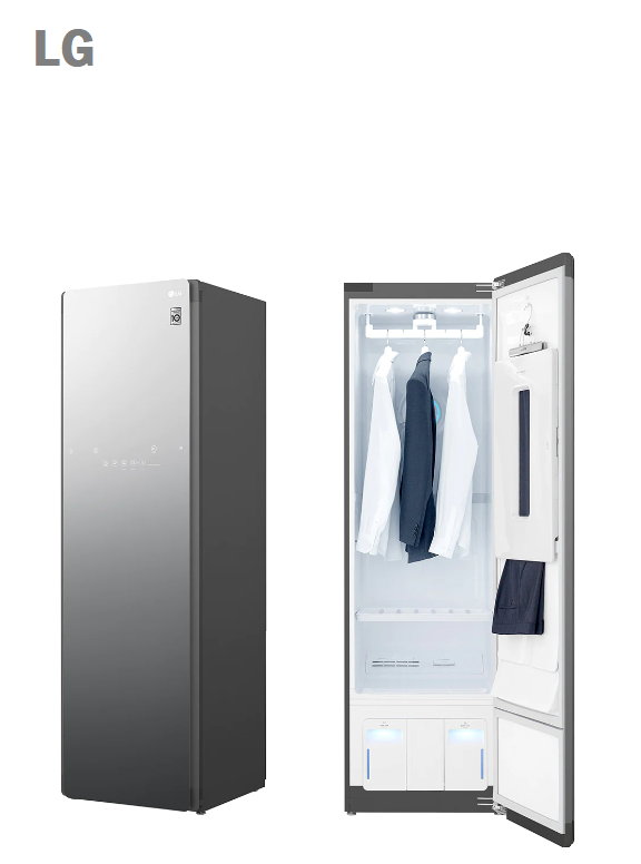 【樂昂客】領券折1000 (含基本安裝) LG 樂金 B723MR 蒸氣電子衣櫥PLUS 容量加大款 奢華鏡面