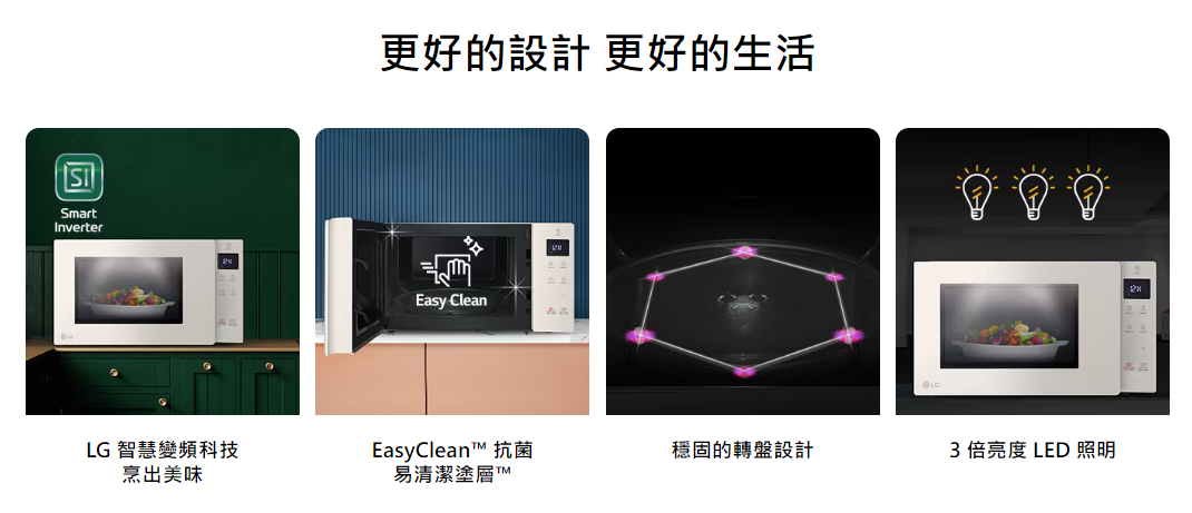 【樂昂客】LG 樂金 MS2535GIK 25公升 NeoChef™ 智慧變頻微波爐
