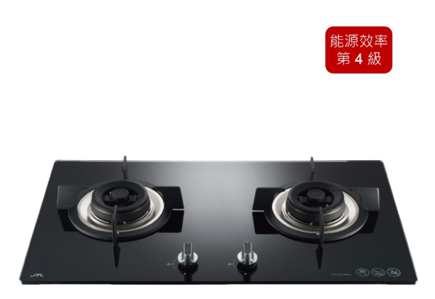 【樂昂客】含基本安裝 JTL 喜特麗 JT-GC205A 雙口玻璃檯面爐 不鏽鋼湯盤