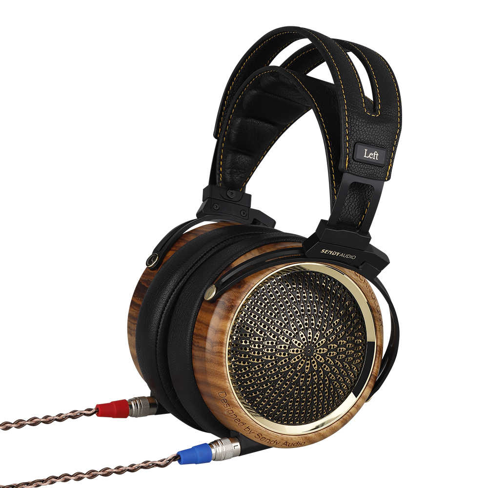 【樂昂客】台灣公司貨 SENDY AUDIO Peacock-GLD 金孔雀 平板振膜耳機 耳罩式耳機