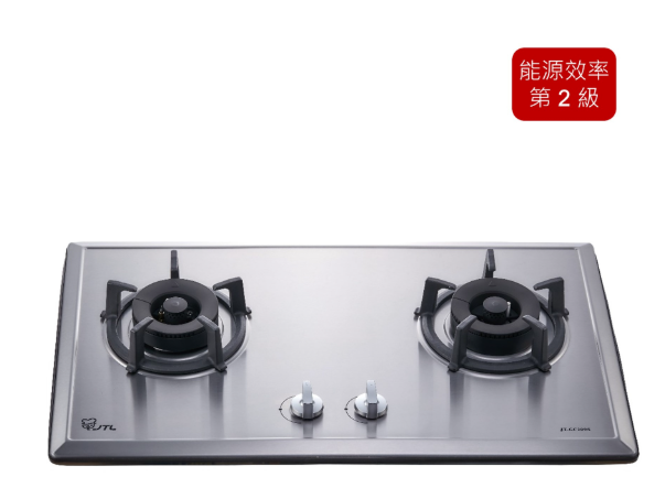 【樂昂客】含基本安裝 JTL 喜特麗 JT-GC209SF 不鏽鋼雙口檯面爐 防空燒 防湯汁設計