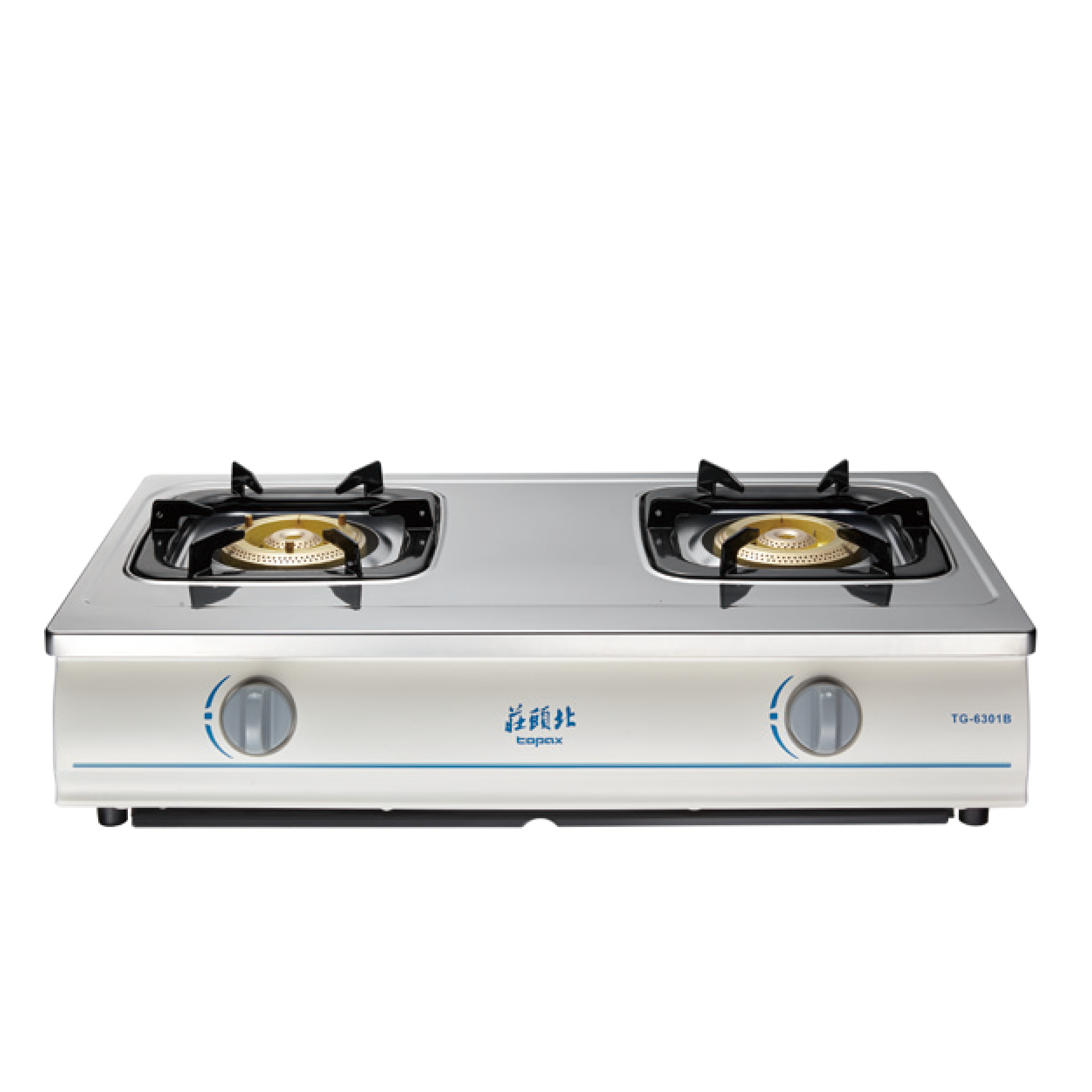 【樂昂客】(送基本安裝) 莊頭北 TG-6301B 銅爐頭安全台爐 雙環銅爐頭 熄火安全裝置 不鏽鋼面板