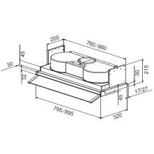 【樂昂客】含基本安裝 JTL 喜特麗 JT-1820 全隱藏式排油煙機 自動電熱除油 烤漆