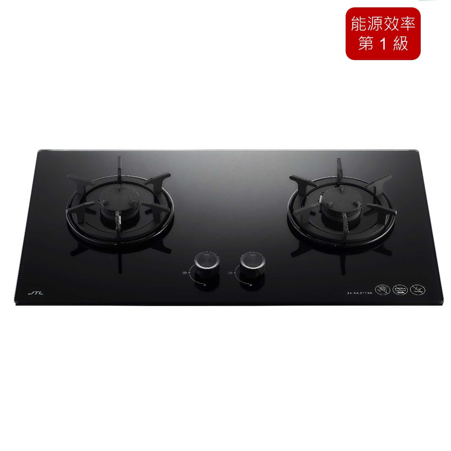【樂昂客】含基本安裝 JTL 喜特麗 JT-GC277AS 晶焱玻璃檯面爐 檯面爐