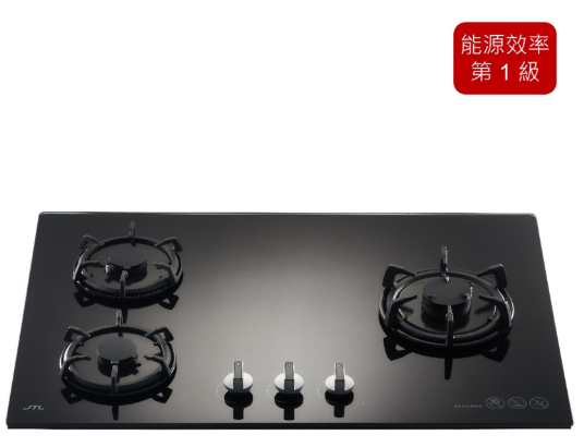 【樂昂客】含基本安裝 JTL 喜特麗 JT-GC399A 晶焱三口玻璃檯面爐 防湯汁設計 三口爐 三層火焰
