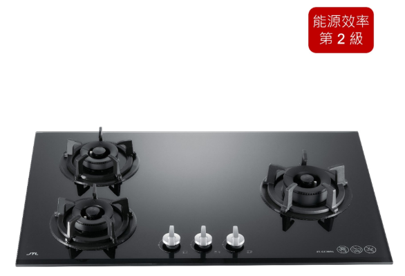 【樂昂客】含基本安裝 JTL 喜特麗 JT-GC309A 三口玻璃檯面爐  防湯汁設計
