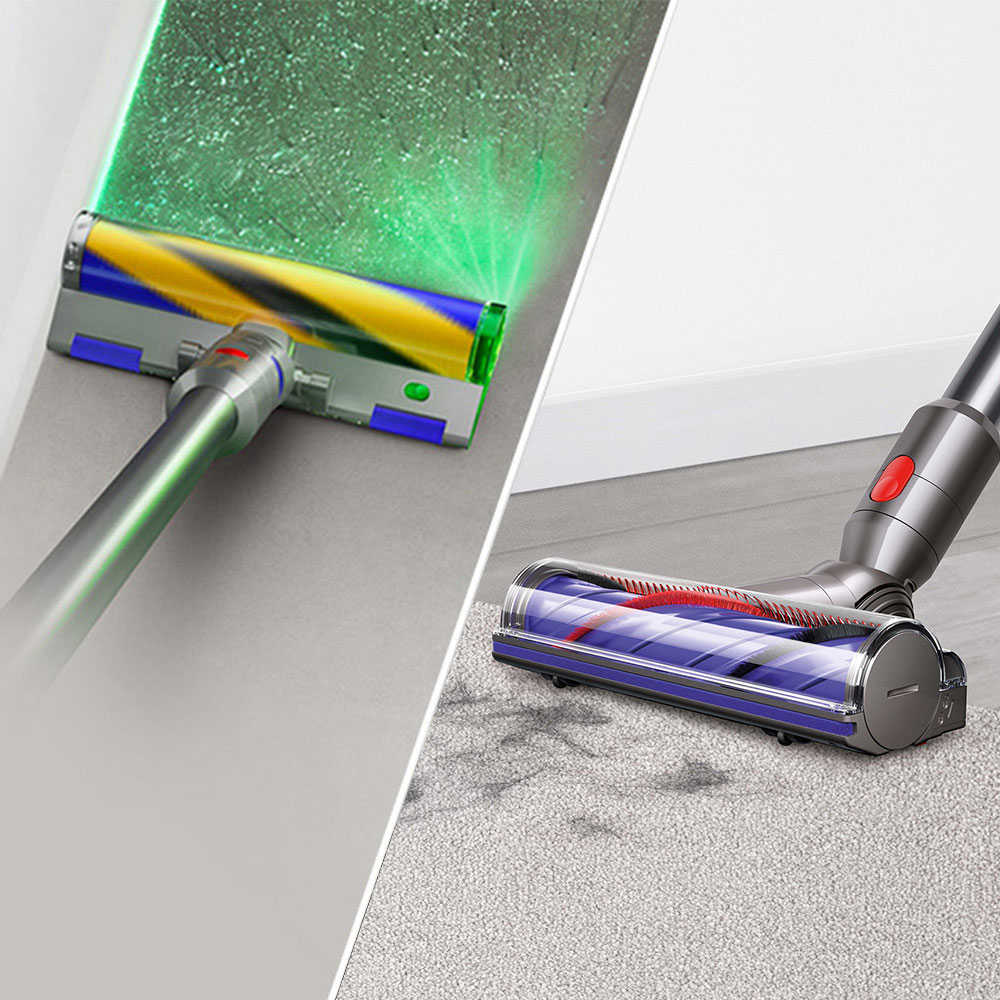 Dyson戴森 V12 Total Clean SV35 輕量智能無線吸塵器(副廠架+電熱毯)