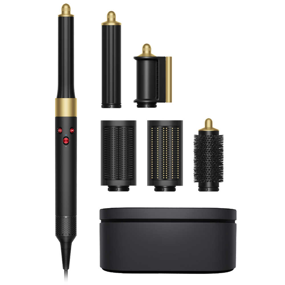 Dyson戴森 Airwrap 造型捲髮器長捲版 HS05 岩黑金色(送體脂計)