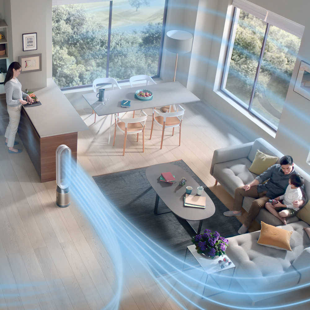 Dyson戴森 三合一甲醛偵測涼暖風扇空氣清淨機 HP09 鎳金色(送濾網)