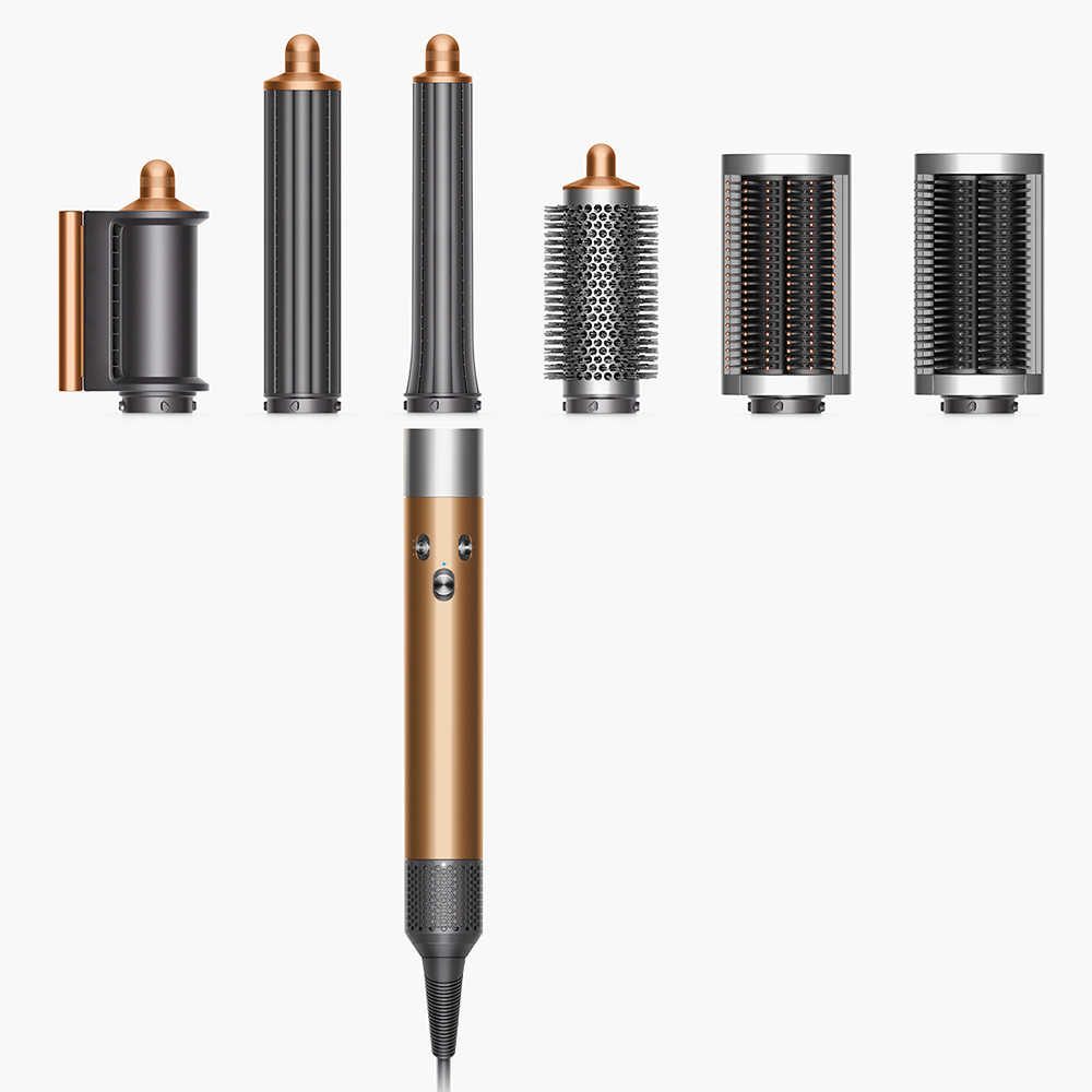 Dyson戴森 Airwrap Complete造型捲髮器 HS05長捲版 銅色 (贈美髮雙梳)