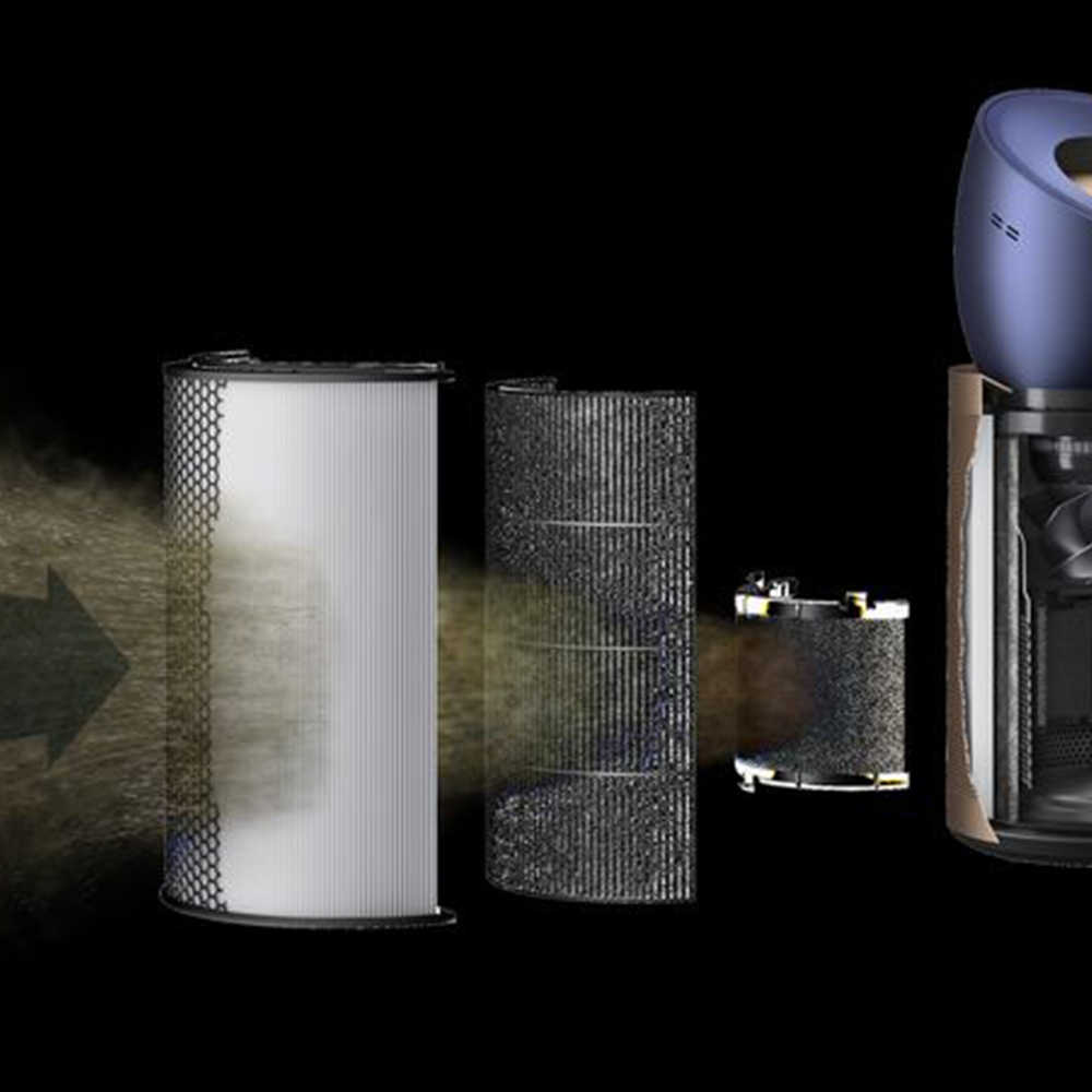 Dyson戴森 強效極靜甲醛偵測空氣清淨機 BP04 普魯士藍及金色(送蒸汽熨斗+HEAP濾網)