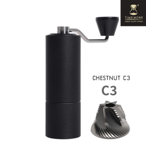 TIMEMORE 泰摩栗子C3手搖磨豆機 –曜石黑
