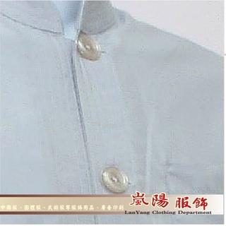 居士服✪TC襯衫布✪女款蝴蝶結男款 庫存出清〥嵐陽服飾〥僧衣 僧服 海青袈裟 居士服 -在家修居士禪修服靈修服 佛教服飾