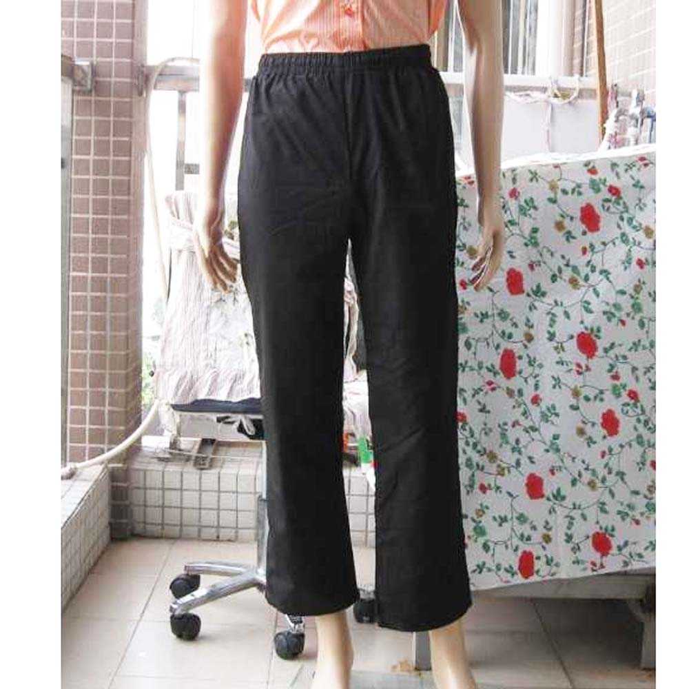 男裝 女裝 長褲 運動褲 工作褲 廚師褲 直筒褲 吸濕 排汗 透氣 寬鬆版型 黑色