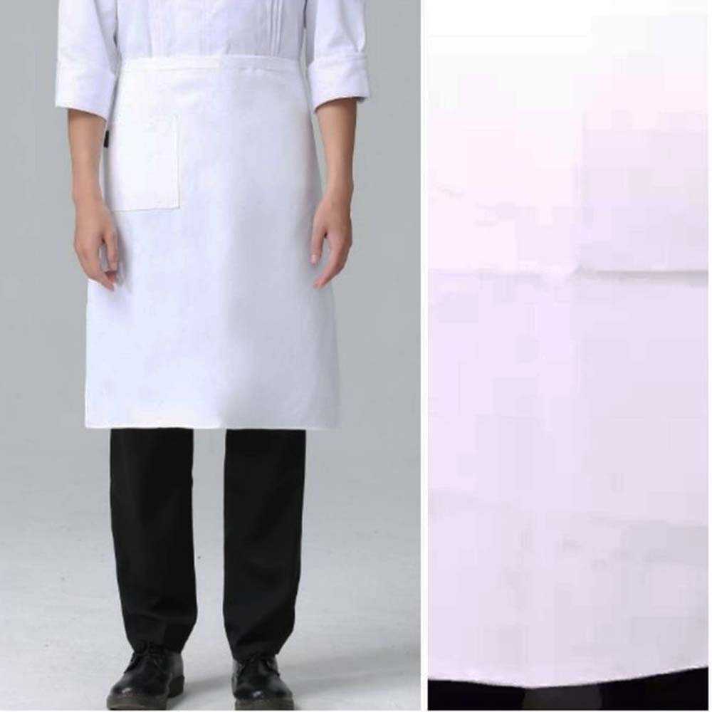 男裝 女裝 廚師裝 全身圍裙 半身圍裙 工作服 加厚款 雙口袋設計 可調式脖圍 黑/白 2色
