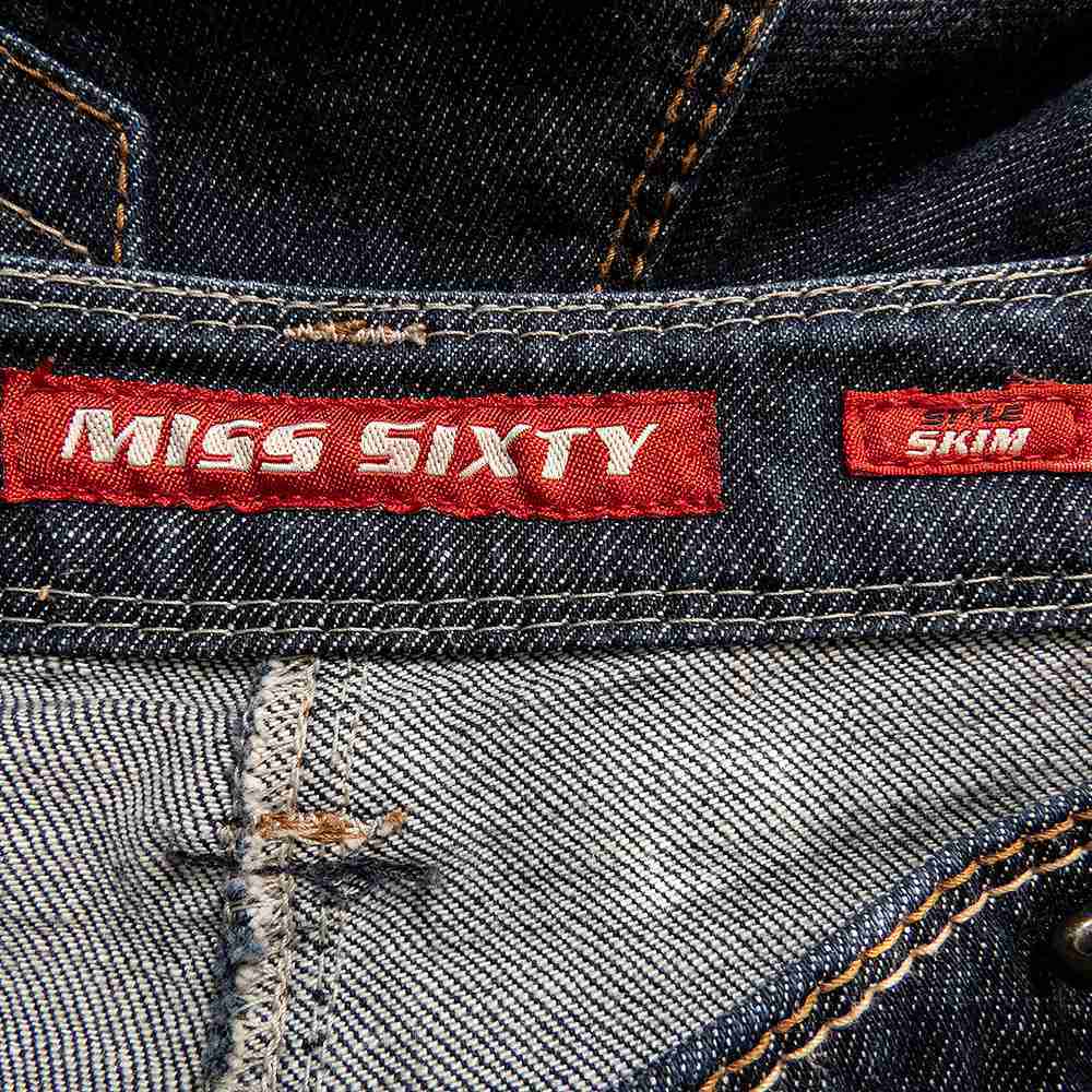 義大利知名牛仔品牌Miss Sixty 特殊扣環設計窄管牛仔褲 W26