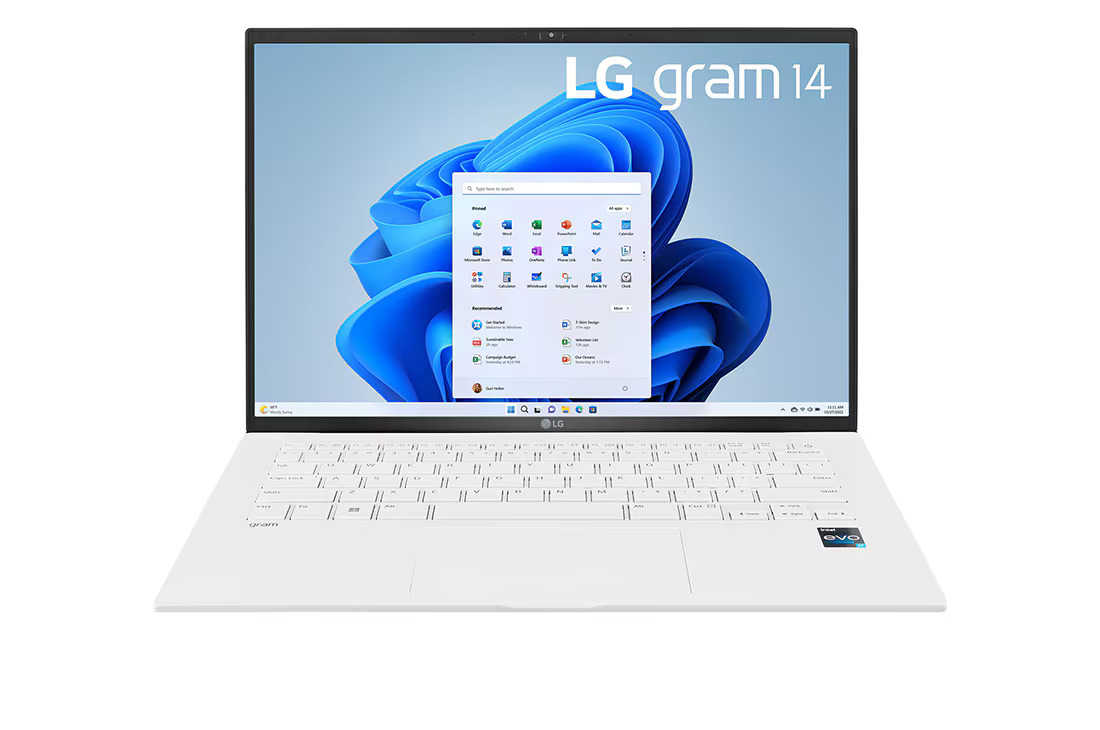 LG 樂金 gram 14\u0027\u0027 Windows 11 Home 輕贏隨型 極致輕薄筆電 - 冰雪白 14Z90R-G