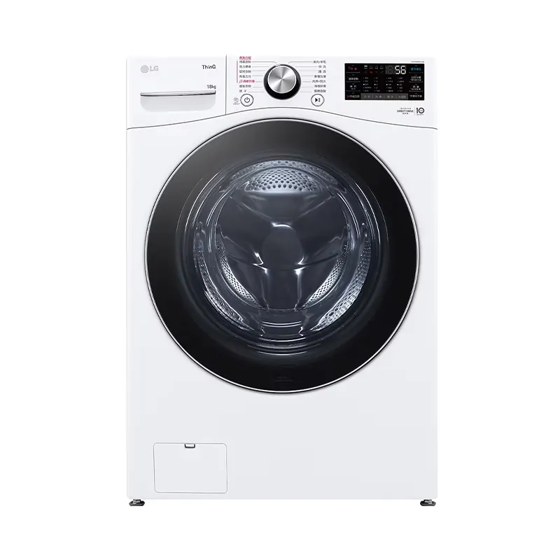 LG樂金 蒸 洗 脫 18公斤滾筒洗衣機冰瓷白 WD-S18VW