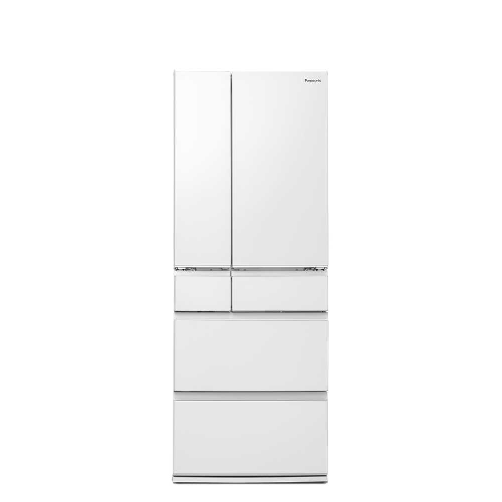 Panasonic國際牌 601公升 平面鋼板六門變頻電冰箱 NR-F601XT-W1晶鑽白