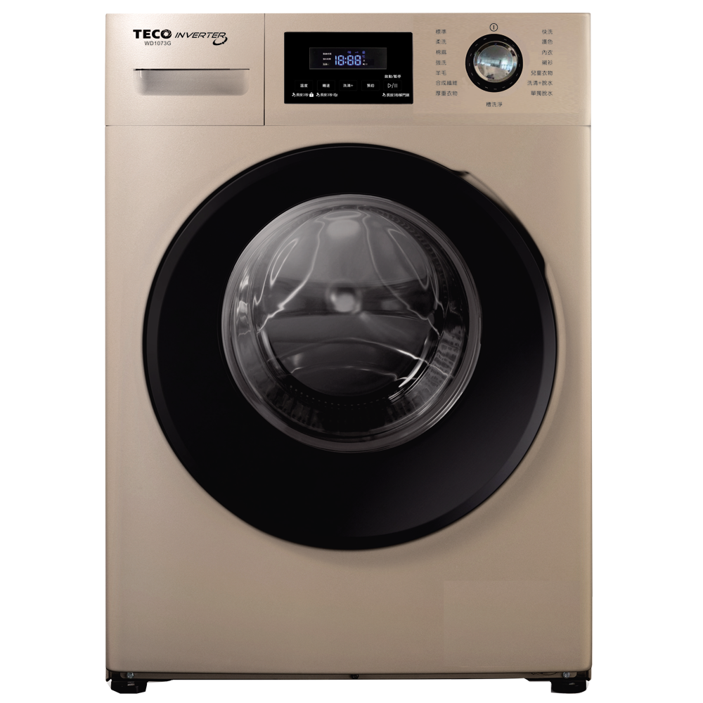 TECO 東元 10公斤 變頻滾筒洗衣機 WD1073G