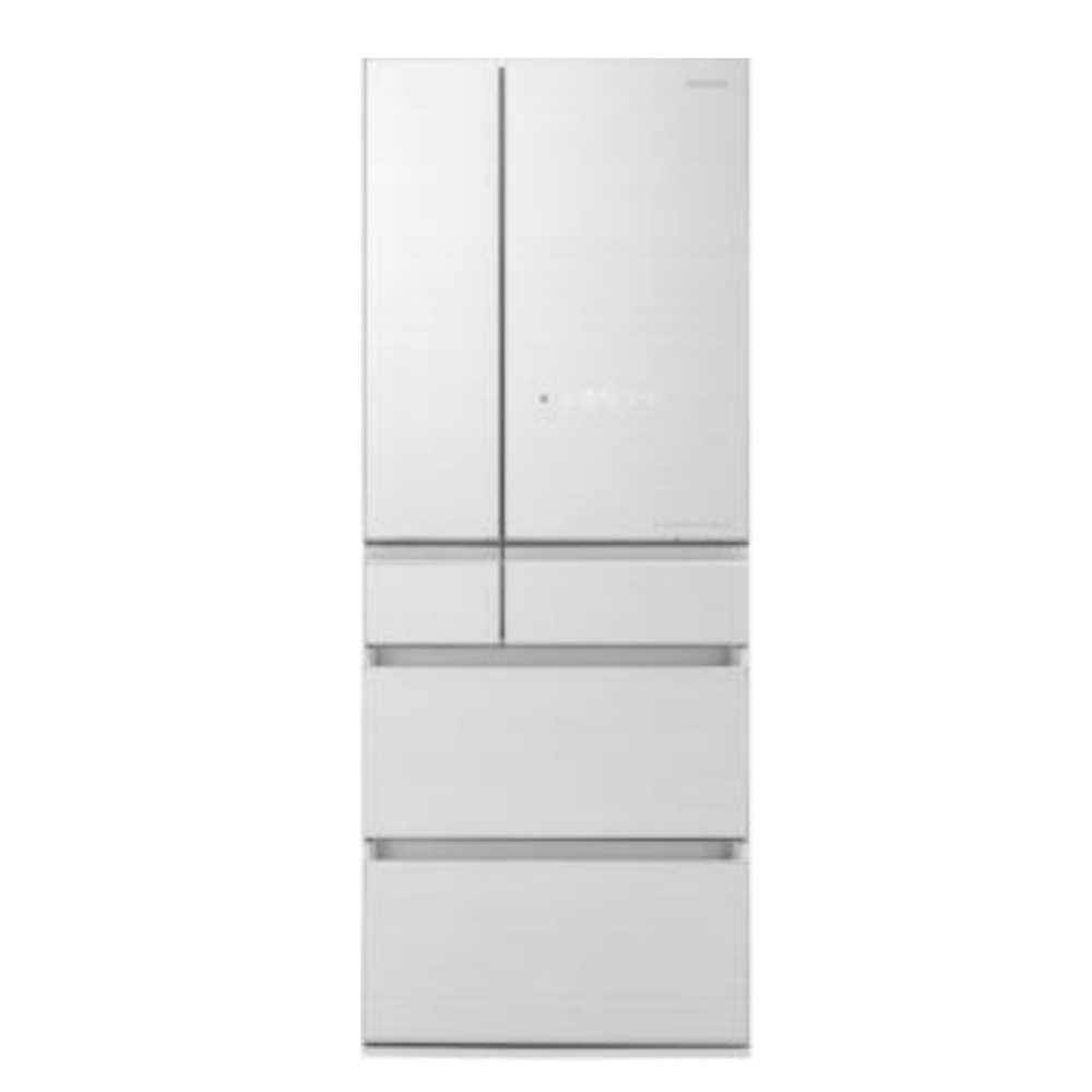 Panasonic 國際牌 520公升 一級能效智慧節能無邊框玻璃鏡面六門電冰箱NR-F529HX-W1