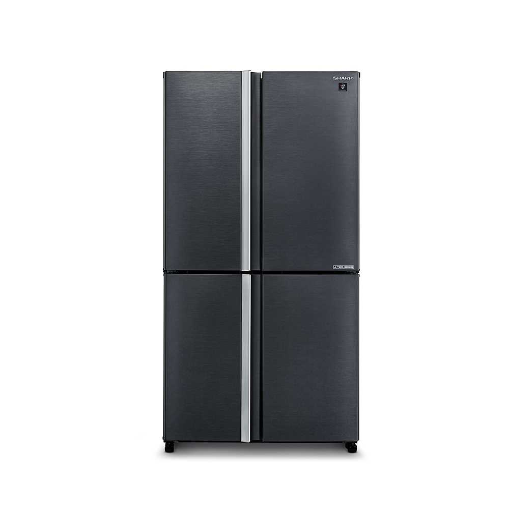 SHARP夏普 528L 一級能效四門對開除菌變頻冰箱 曜巖灰SJ-DF53F-SL