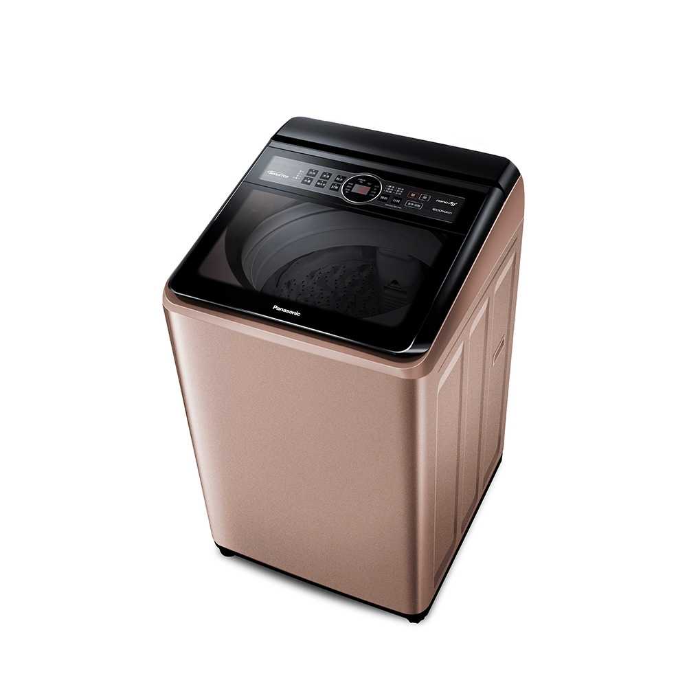 Panasonic國際牌 17公斤 雙科技變頻直立式洗衣機 NA-V170MT-PN 玫瑰金