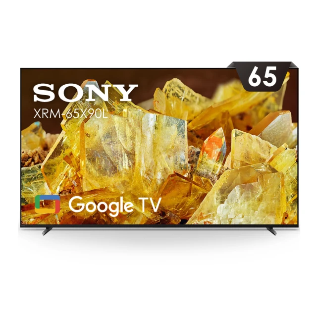 Sony 索尼 65型 4K HDR Full Array LED Google TV XRM-65X90L 桌放安裝