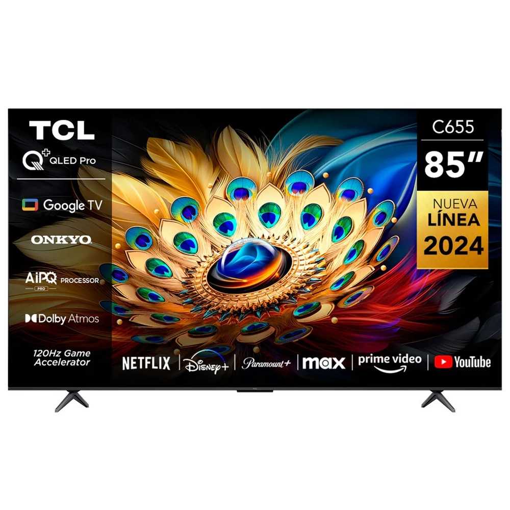 TCL 85C655 PRO QLED Google TV 量子智慧連網液晶顯示器
