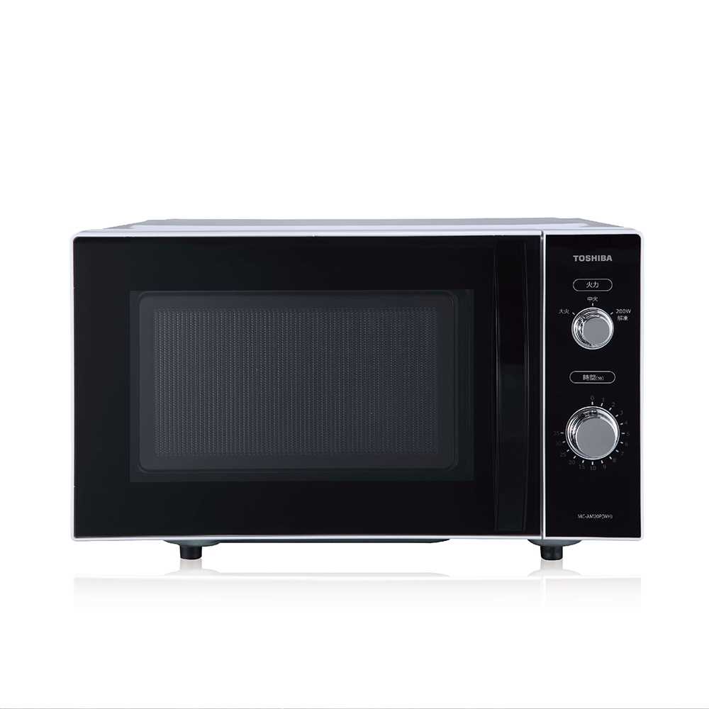 【TOSHIBA 東芝】20L 平臺式電控旋鈕微波爐 MC-AM20P(WH)